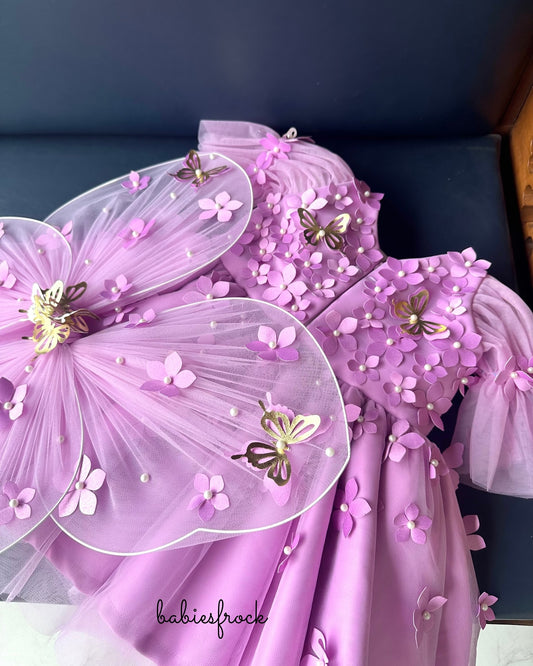 Lavender blossom tulle frock, photo 2 of 2
