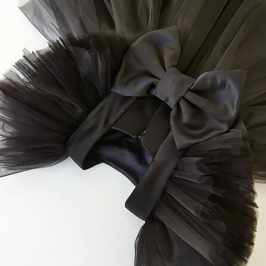 Black layered tulle frock, photo 2 of 3