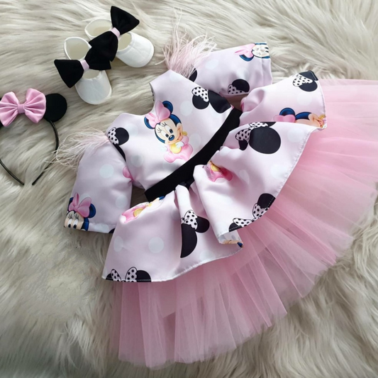 Adorable micky mouse baby dress