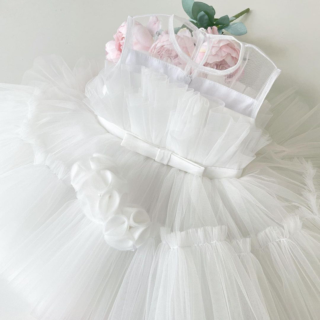 White tulle frock, photo 2 of 2